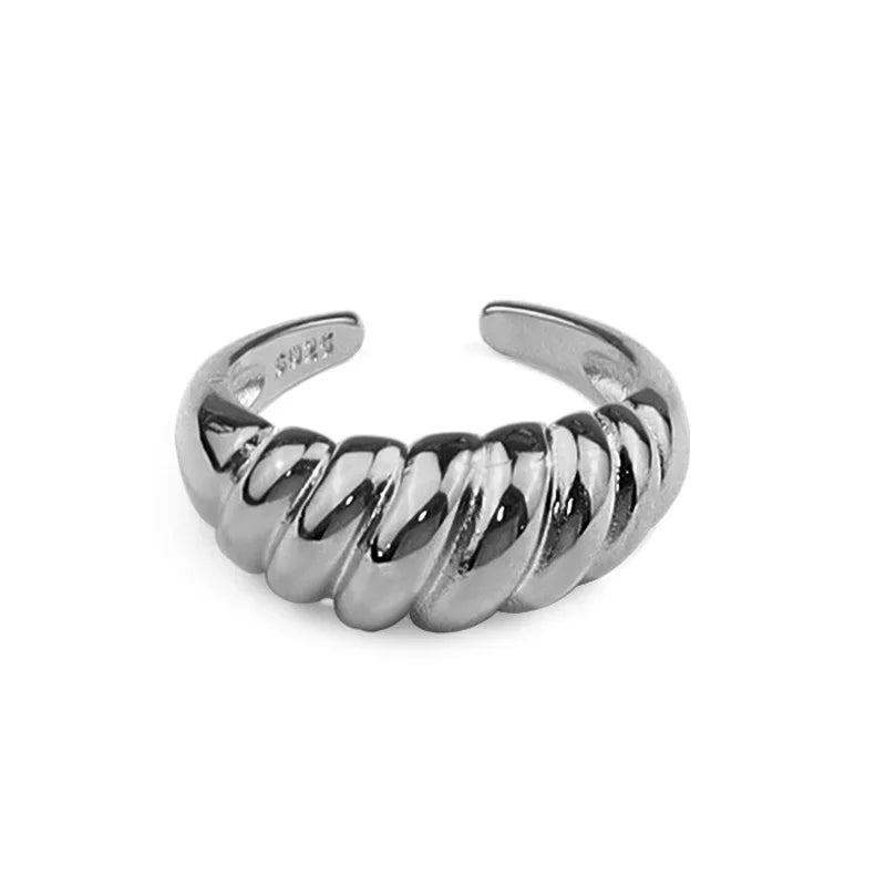 The Parisian Croissant Ring