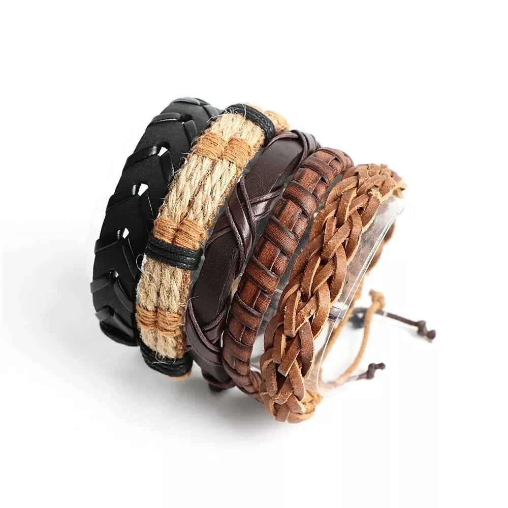 Tribal Wrap Bracelet Set