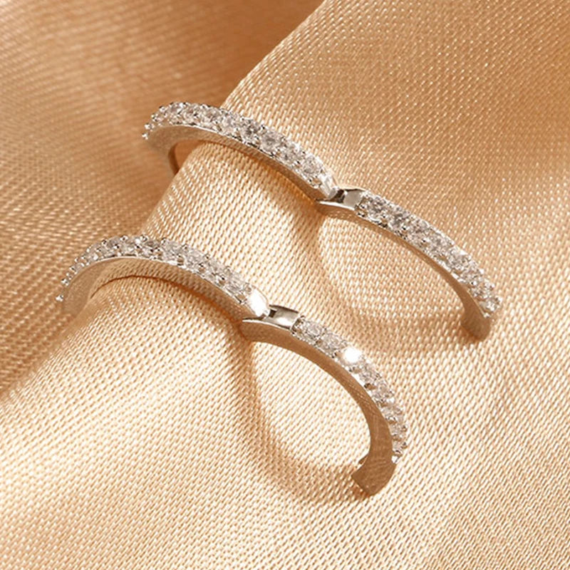 Nova Crystal Hoops