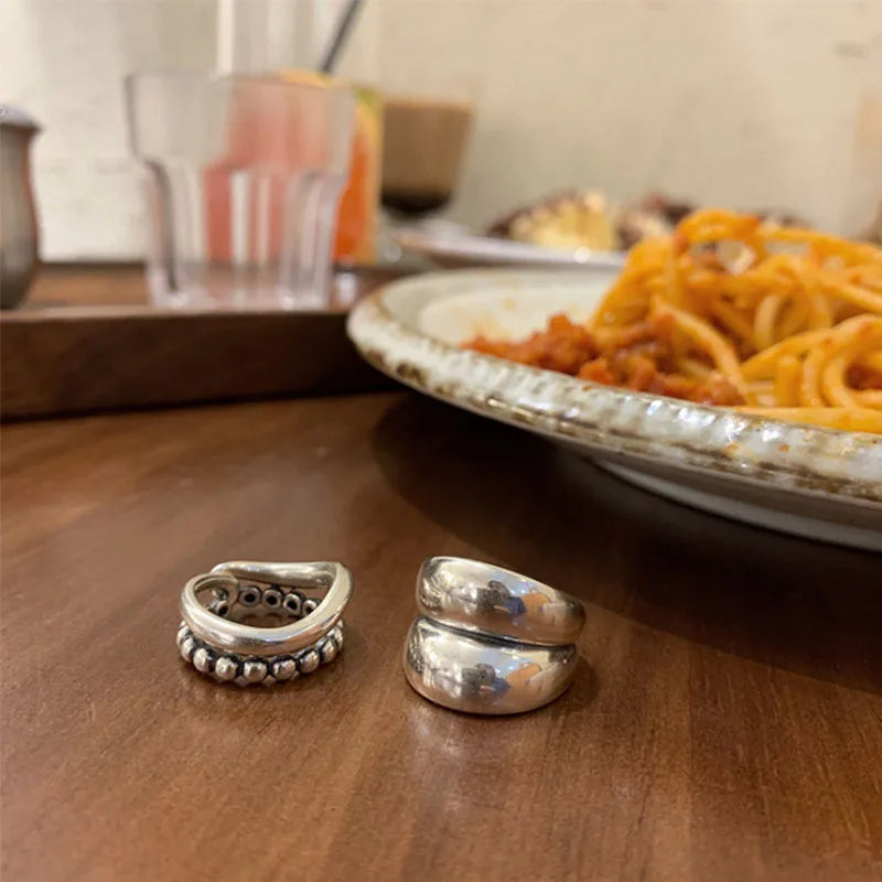 suhail Beaded Wave Ring