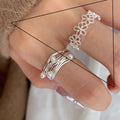 suhail Beaded Wave Ring