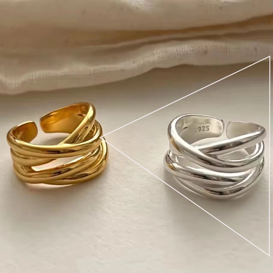 The Parisian Croissant Ring