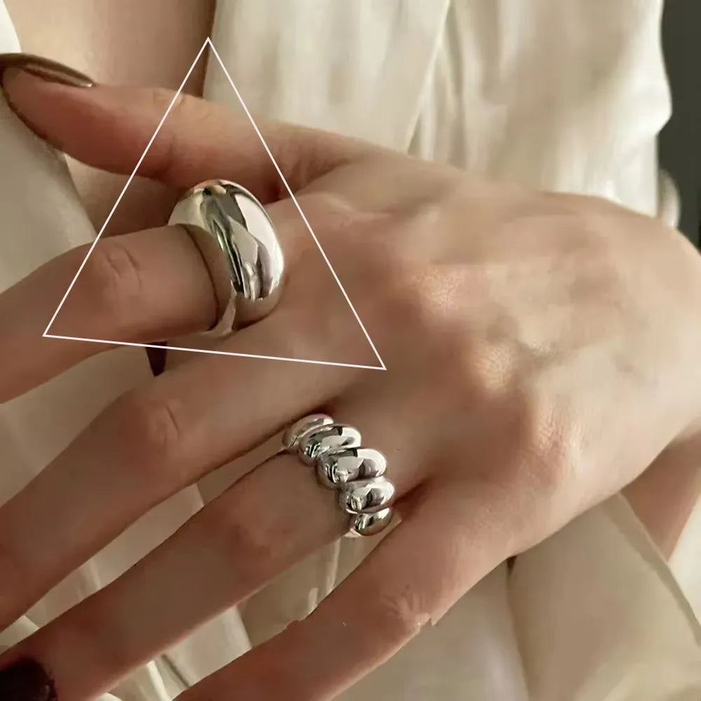 The Parisian Croissant Ring