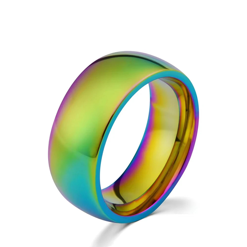 Obsidian Groove Ring