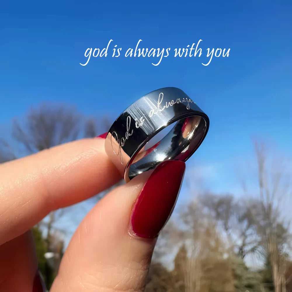 Obsidian Groove Ring
