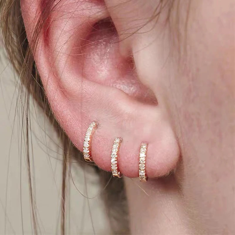 Nova Crystal Hoops