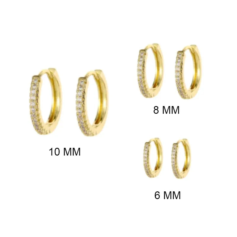 Nova Crystal Hoops