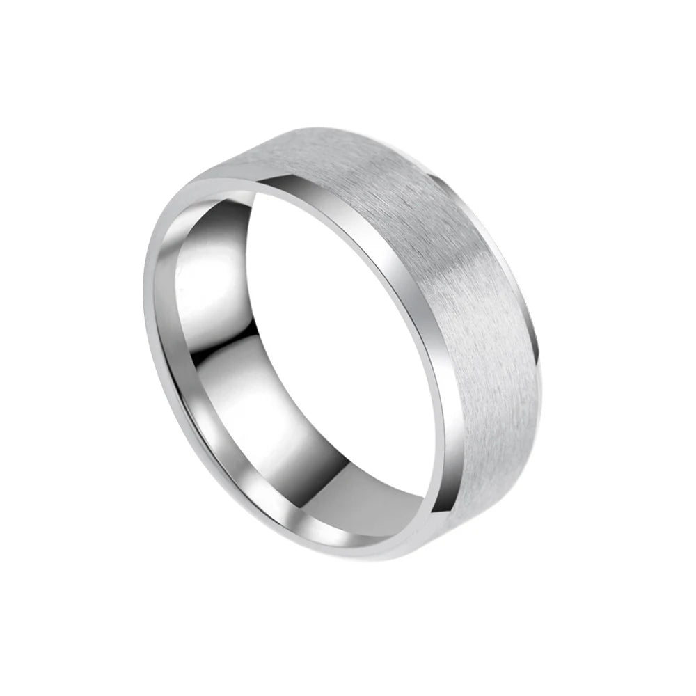 Obsidian Groove Ring