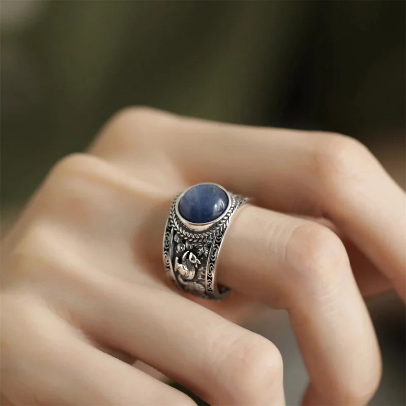 suhail Beaded Wave Ring