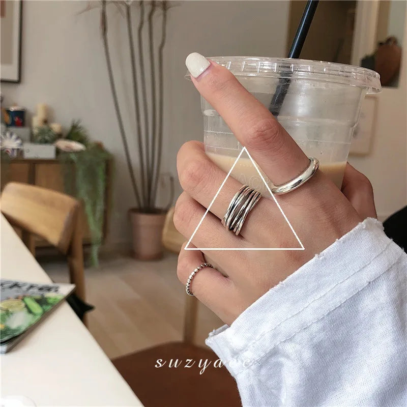 suhail Beaded Wave Ring