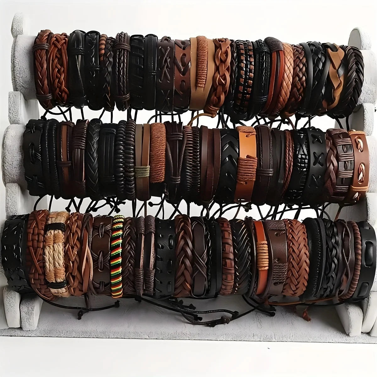Tribal Wrap Bracelet Set
