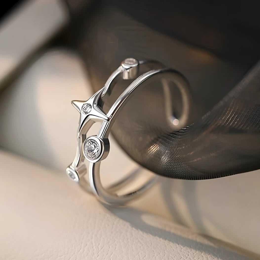 The Parisian Croissant Ring