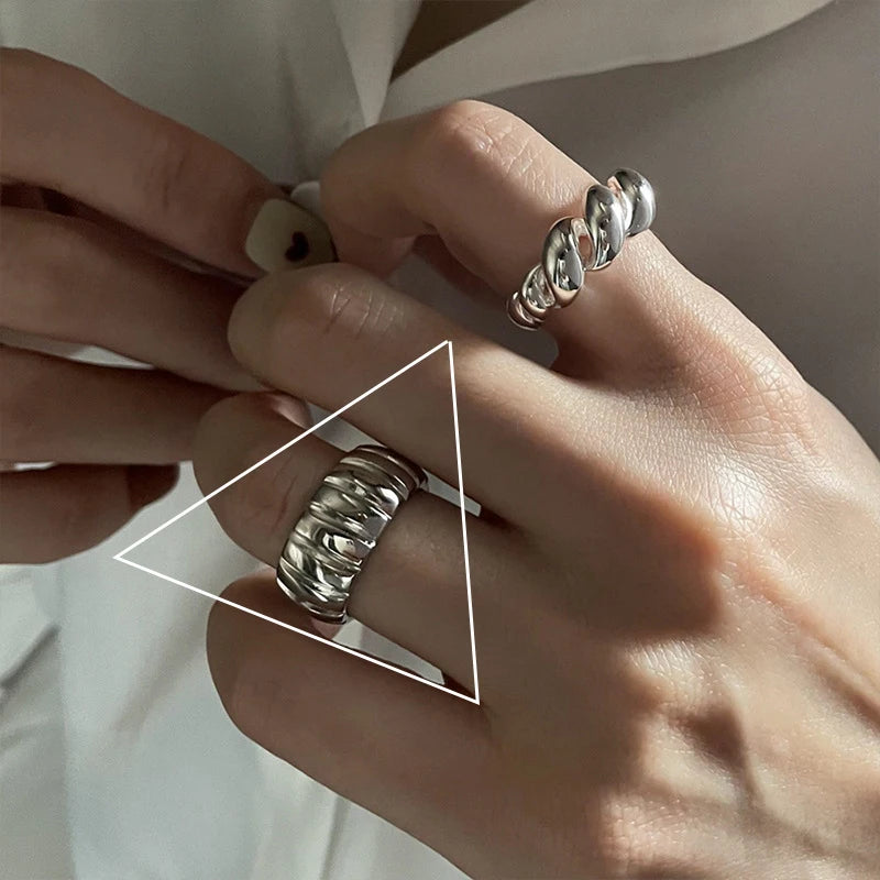 suhail Beaded Wave Ring
