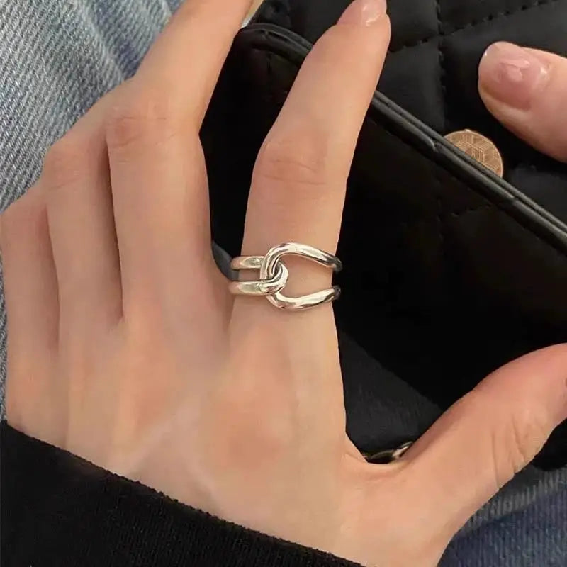 The Parisian Croissant Ring