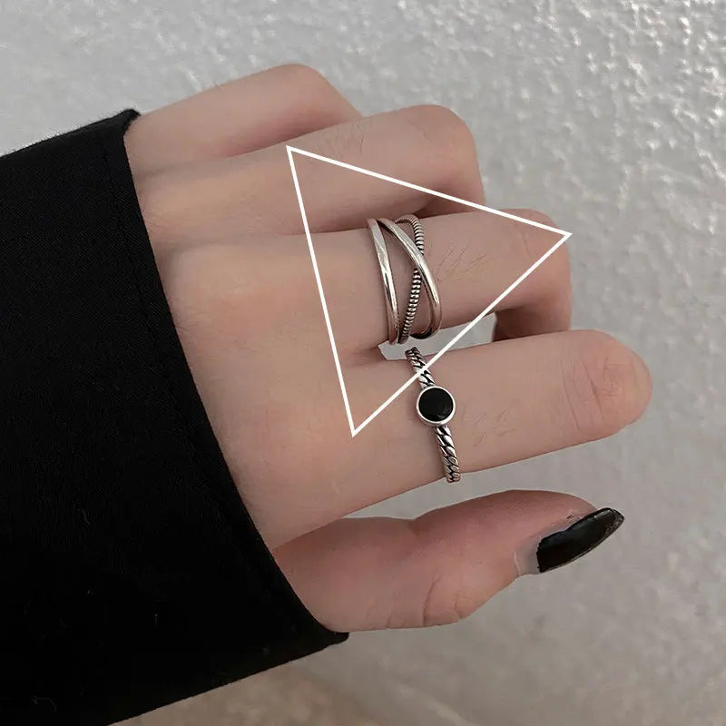 suhail Beaded Wave Ring
