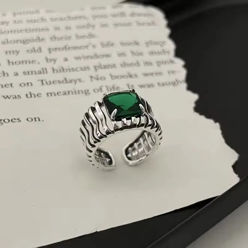 suhail Beaded Wave Ring