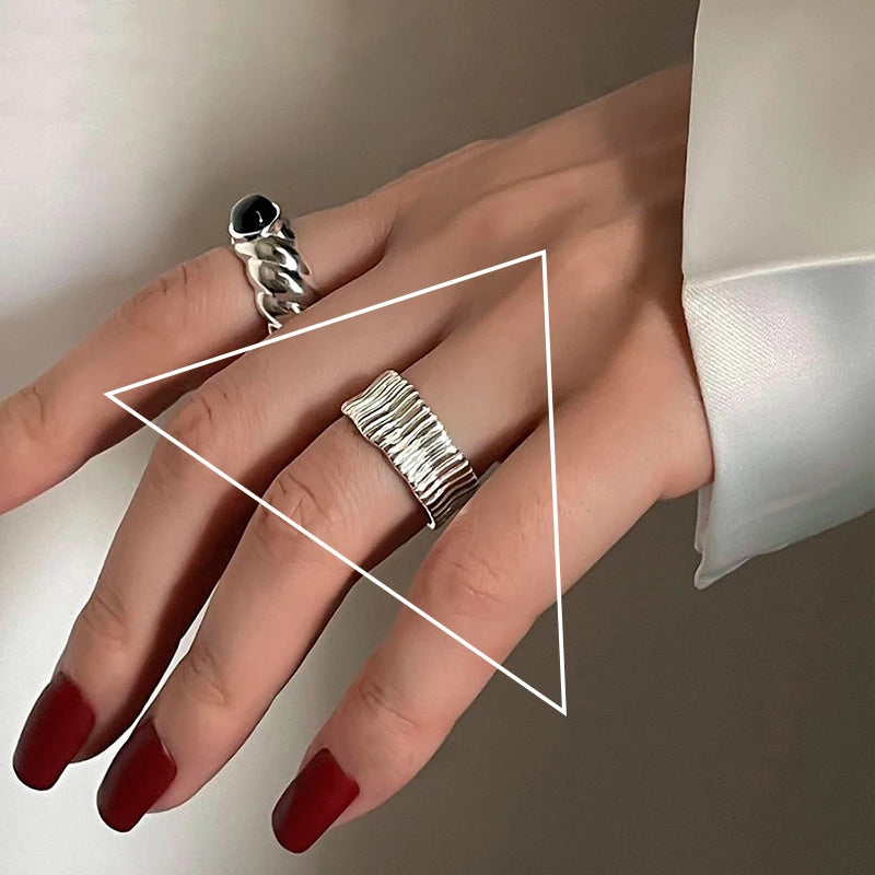 suhail Beaded Wave Ring