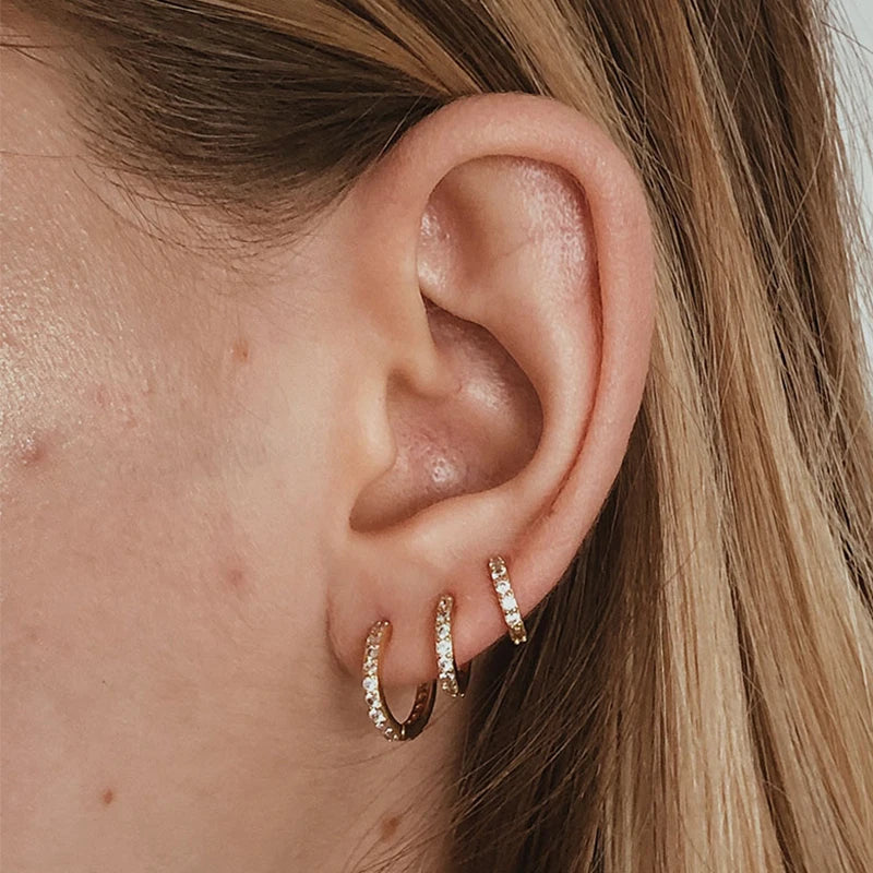 Nova Crystal Hoops