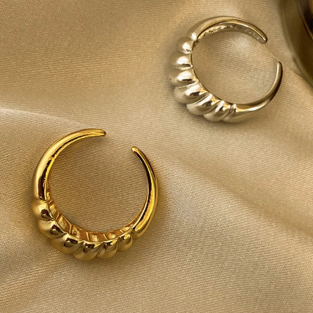 The Parisian Croissant Ring