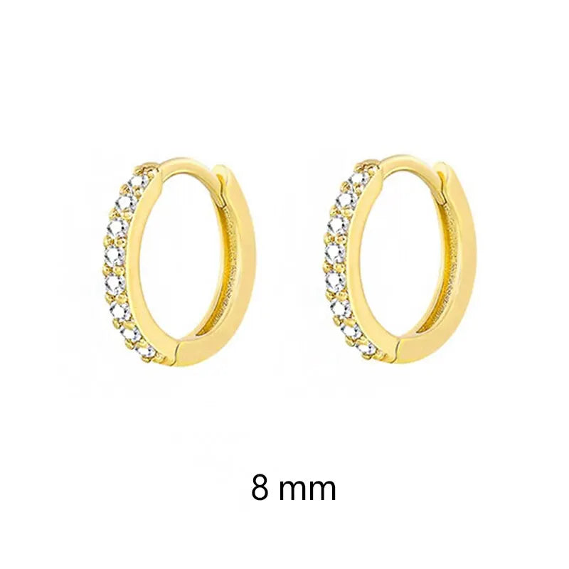 Nova Crystal Hoops