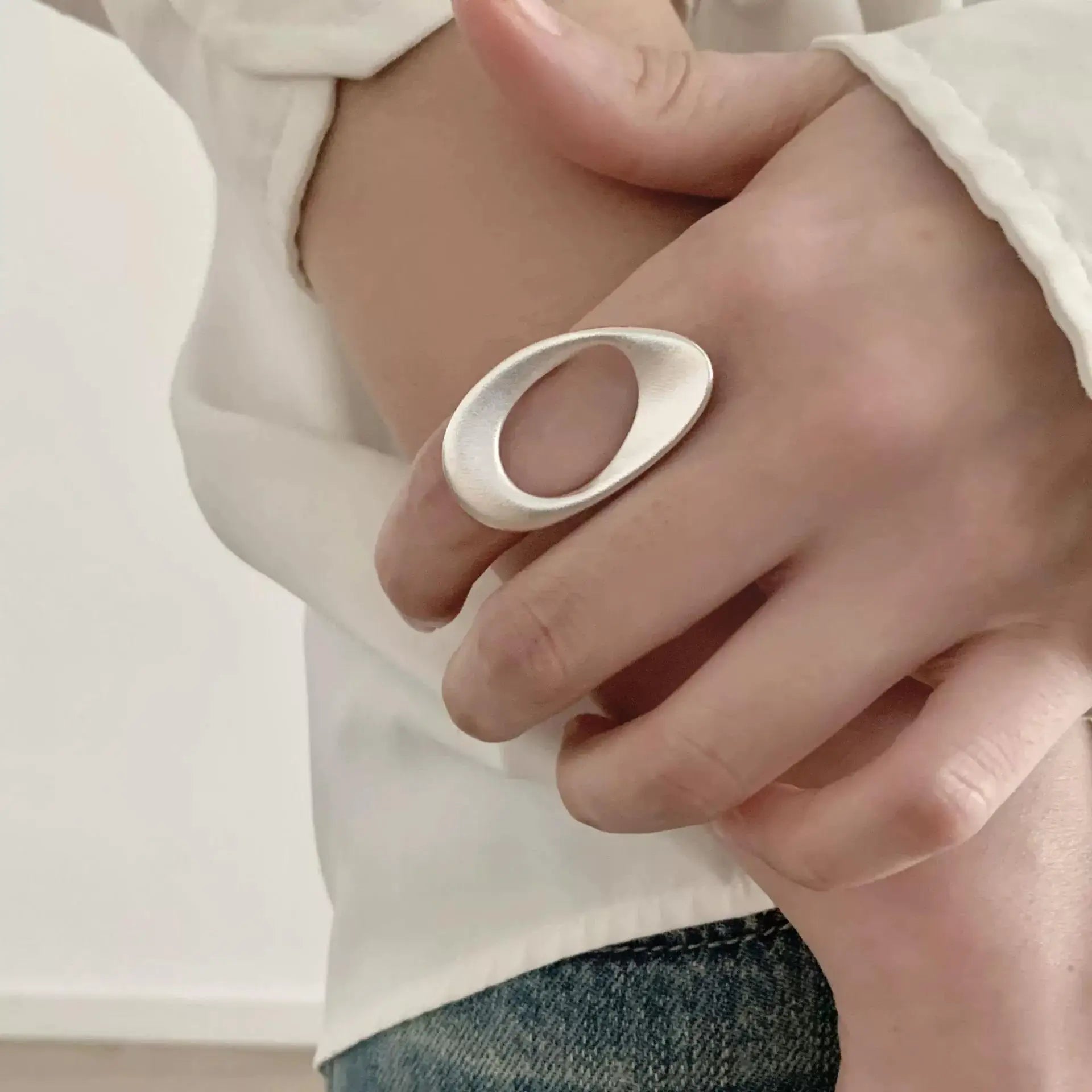 The Parisian Croissant Ring