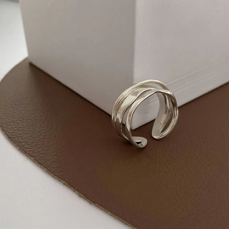 suhail Beaded Wave Ring