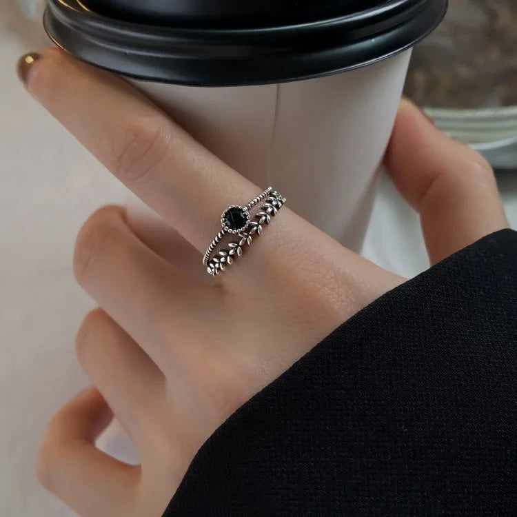 suhail Beaded Wave Ring