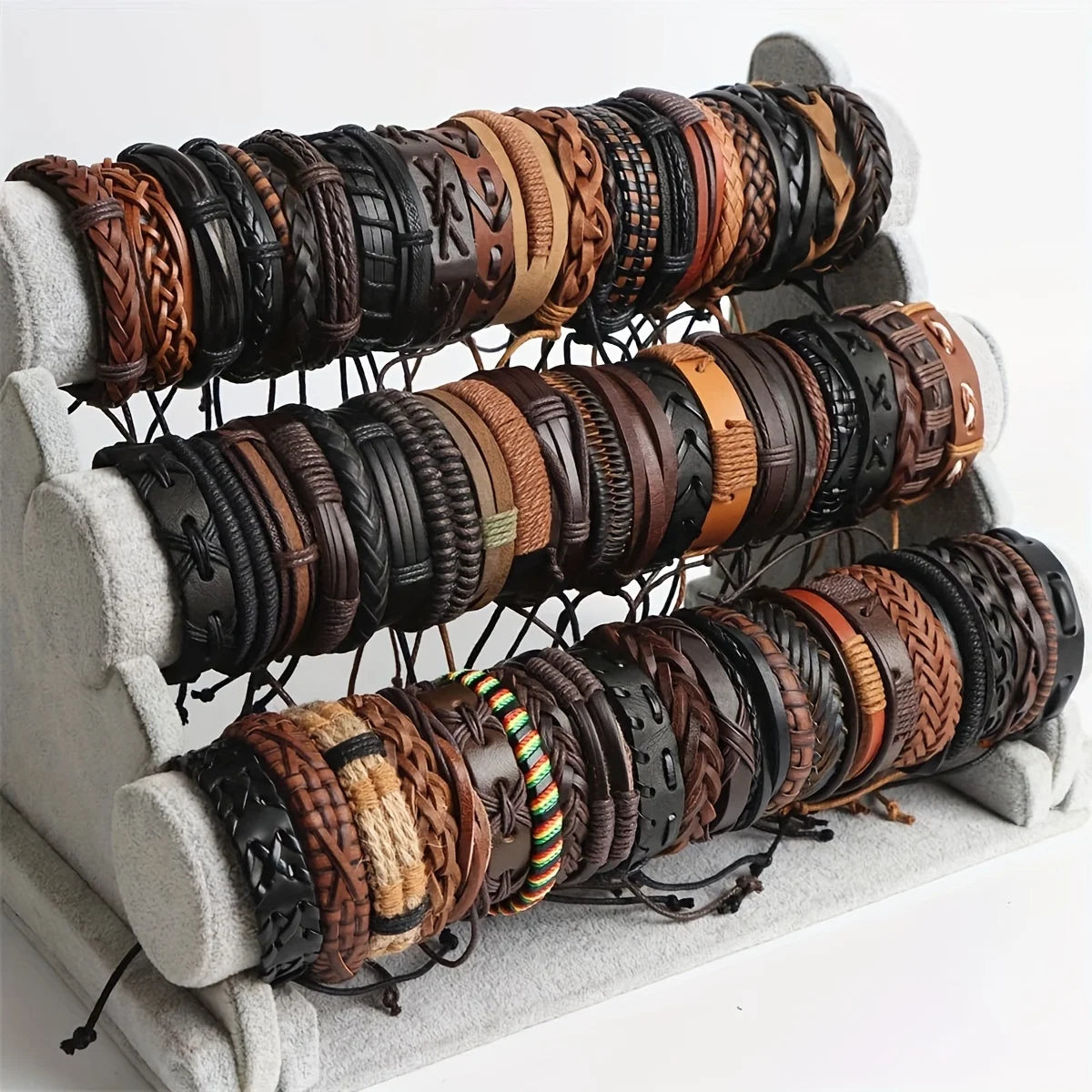 Tribal Wrap Bracelet Set