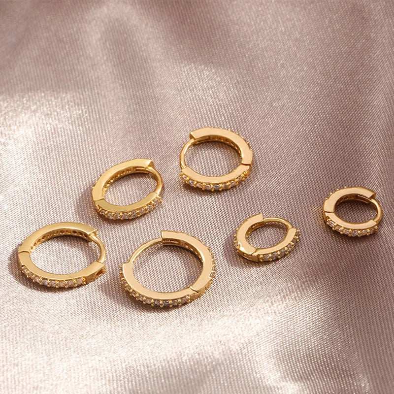 Nova Crystal Hoops