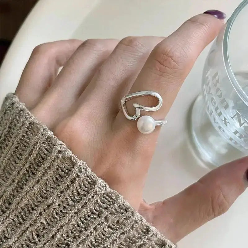 suhail Beaded Wave Ring