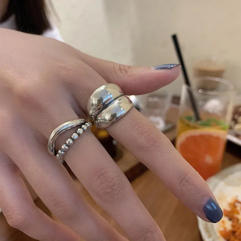 suhail Beaded Wave Ring