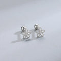 Crystal Heart Studs